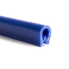 PVC kantafwerkprofiel blauw 1-2,5mm /BxH=8,5x14mm (L=50m)