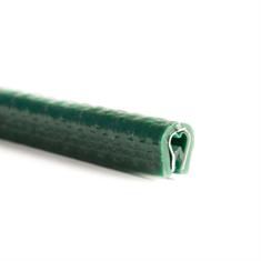 PVC kantafwerkprofiel donkergroen 0,5-2,0mm /BxH= 6,5x9,5mm