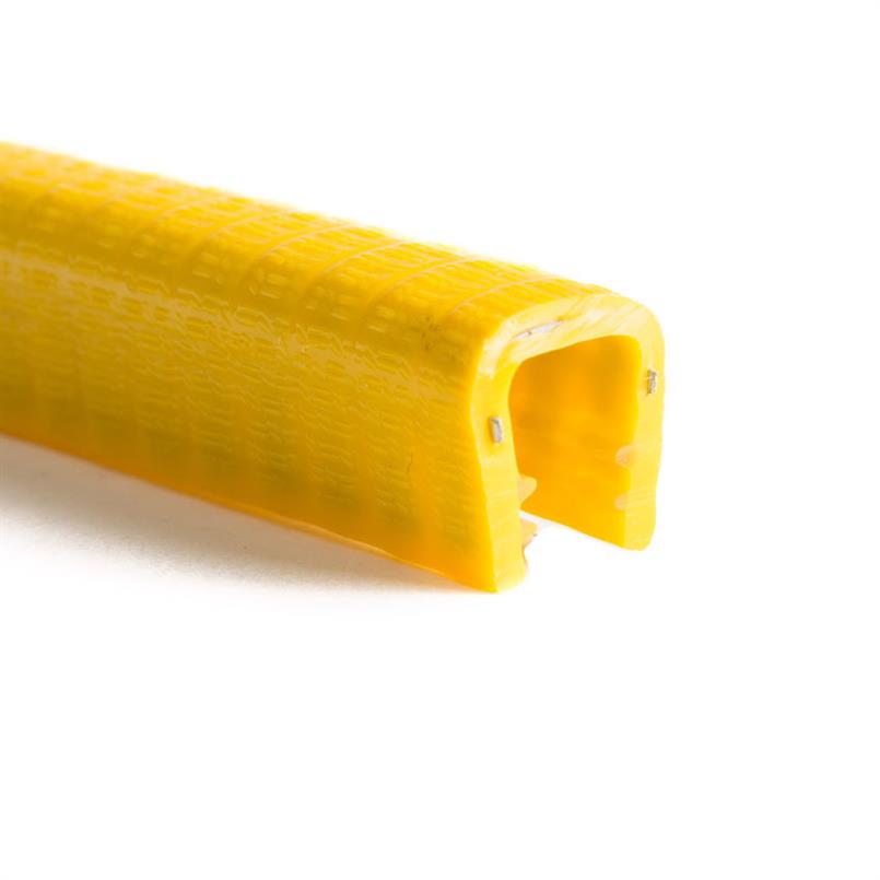 PVC kantafwerkprofiel geel 6-8mm /BxH= 13x15mm (L=50m)