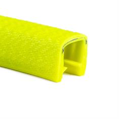 PVC kantafwerkprofiel neon geel 11-12mm /BxH=17x14,4mm (L=50m)