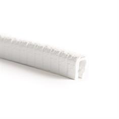 PVC kantafwerkprofiel wit 0,5-2,0mm /BxH=6,5x9,5mm (L=100m)