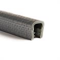 PVC kantafwerkprofiel zilvergrijs 6-8mm /BxH= 13x15mm (L=50m)