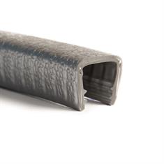 PVC kantafwerkprofiel zilvergrijs 8-10mm /BxH= 17x15mm (L=50m)