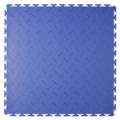 PVC kliktegel diamant blauw 530x530x4mm T-verbinding