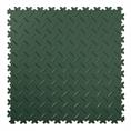 PVC kliktegel diamant groen 500x500x4mm