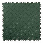 PVC kliktegel diamant groen 500x500x4mm