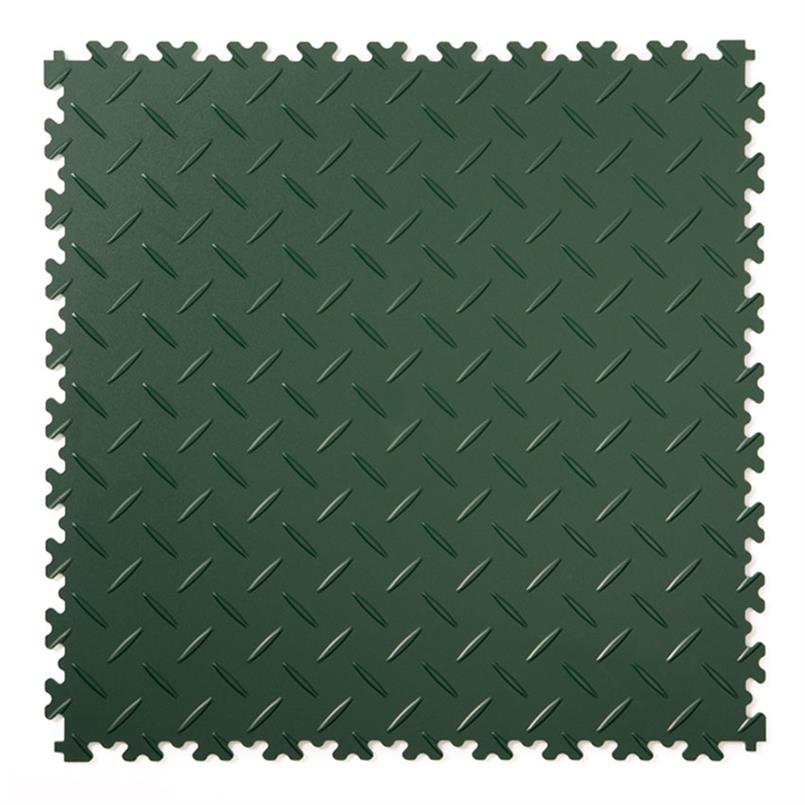 PVC kliktegel diamant groen 500x500x4mm