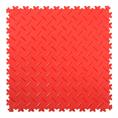 PVC kliktegel diamant rood 500x500x4mm