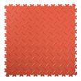 PVC kliktegel diamant terracotta 500x500x4mm