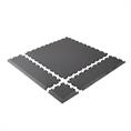 PVC kliktegel hamerslag donkergrijs 515x515x7mm