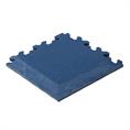 PVC kliktegel hamerslag hoekstuk donkerblauw 7mm