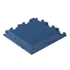 PVC kliktegel hamerslag hoekstuk donkerblauw 7mm