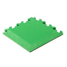 PVC kliktegel hamerslag hoekstuk groen 7mm
