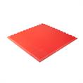 PVC kliktegel hamerslag hoekstuk rood 7mm