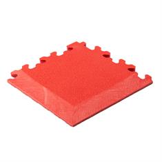 PVC kliktegel hamerslag hoekstuk rood 7mm