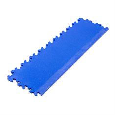 PVC kliktegel hamerslag randstuk blauw 7mm