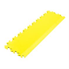 PVC kliktegel hamerslag randstuk geel 7mm