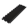 PVC kliktegel hamerslag randstuk zwart 7mm
