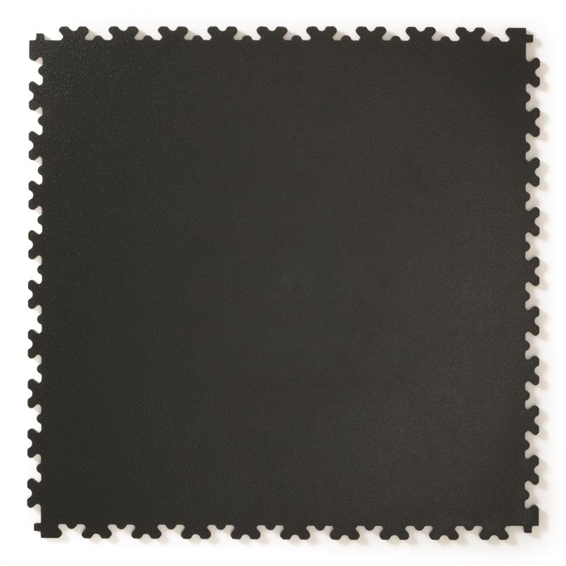 PVC kliktegel hamerslag zwart 500x500x4mm