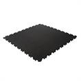 PVC kliktegel hamerslag zwart ECO 515x515x7mm 10 stuks