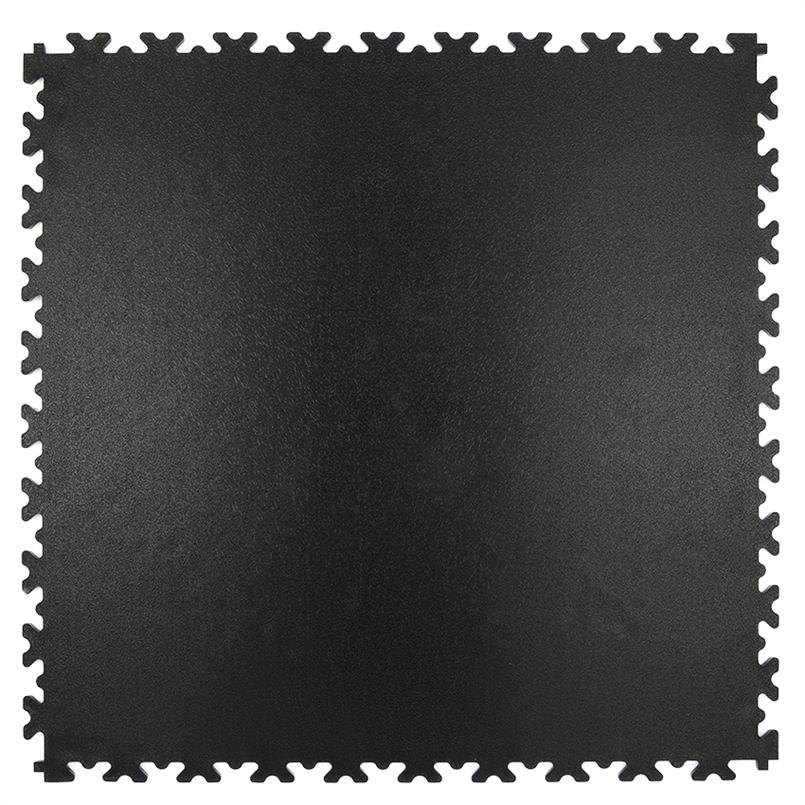 PVC kliktegel hamerslag zwart ECO 515x515x7mm 10 stuks