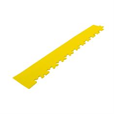 PVC kliktegel hoekstuk geel 4mm (zwaluwstaart verbinding)