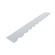 PVC kliktegel hoekstuk lichtgrijs 4mm