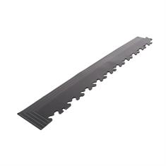 PVC kliktegel hoekstuk zwart 4mm