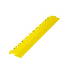 PVC kliktegel randstuk geel 4,5mm