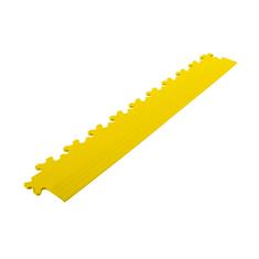 PVC kliktegel randstuk geel 4mm (zwaluwstaart verbinding)