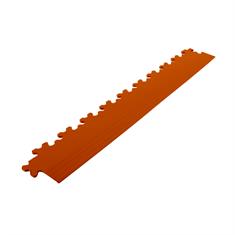 PVC kliktegel randstuk terracotta 4mm (zwaluwstaart verbinding)