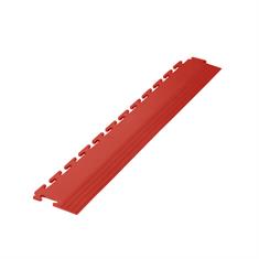 PVC kliktegel randstuk traanplaat rood 4mm (T-verbinding)