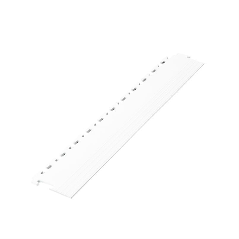 PVC kliktegel randstuk traanplaat wit 4mm (T-verbinding)