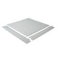PVC kliktegel randstuk traanplaat zwart 4mm (T-verbinding)