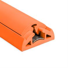PVC stootrand boot oranje BxH=65x37mm (L=24m)