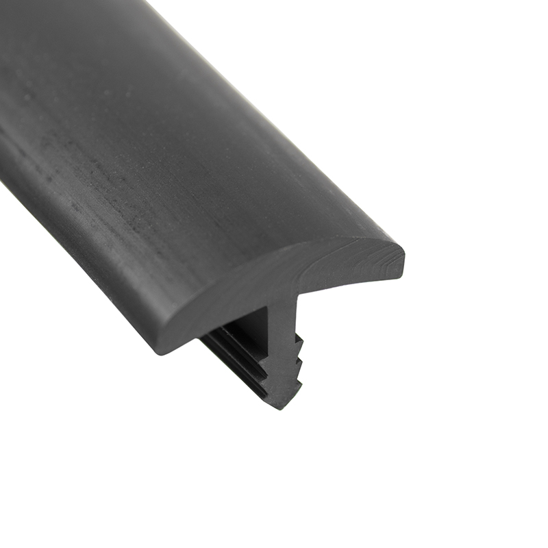 PVC T-profiel zwart BxH=19x12mm (L=125m)