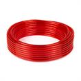 PVC transparant rood 4x7mm (L=25m)