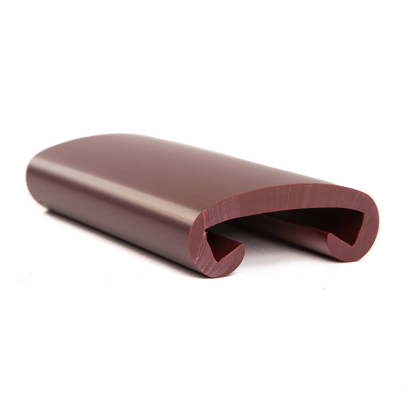 PVC trapleuningprofiel bordeaux BxH=40x8mm (L=25m)