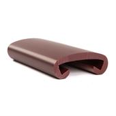 PVC trapleuningprofiel bordeaux BxH=40x8mm