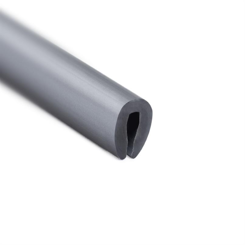 pomp Siësta Incarijk PVC U-profiel grijs 2,5mm / BxH=6x8mm - U-profiel - Rubber profielen -  Rubbermagazijn