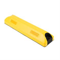 PVC wielstopper geel LxBxH=540x150x101mm
