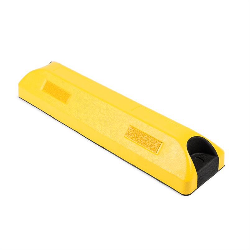 PVC wielstopper geel LxBxH=540x150x101mm