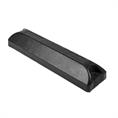 PVC wielstopper zwart LxBxH=540x150x101mm