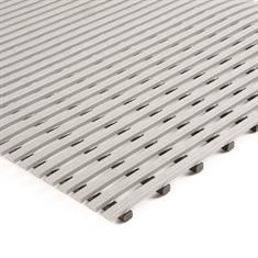 Roostermat lichtgrijs (LxB=10x1m)