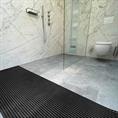 Roostermat zwart (LxB=10x0,6m)