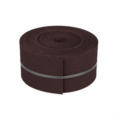 Rubber borderrand bruin 15cm (L=20m)