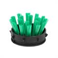 Rubber ringmat inzetborstels groen (set 10 stuks)