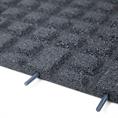 Rubber terrastegel donkergrijs 50x50x2,5cm