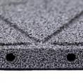 Rubber terrastegel grijs 50x50x3cm pen/gat (incl.pennen)