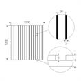 Rubbermagazijn Eva foam teak donkergrijs/zwart 1200x1200x6mm